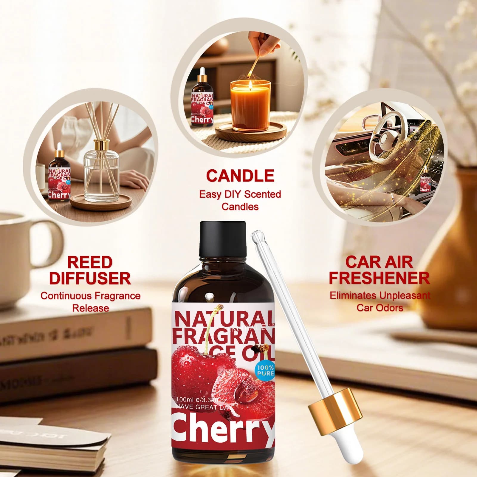 Huile Essentielle de Cerise 100ml