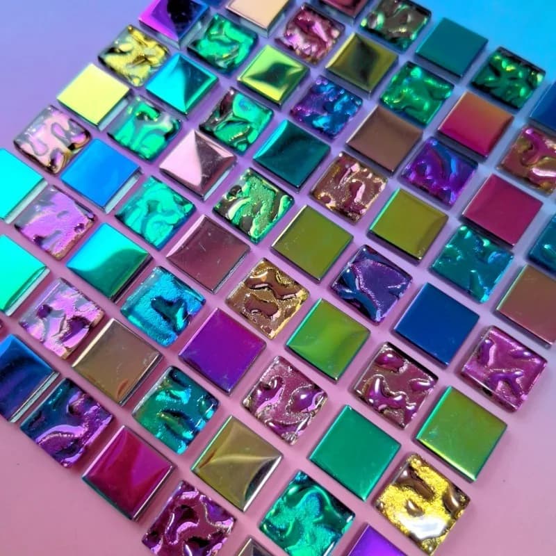 Tuiles décoratives en mosaïque DIY colorées