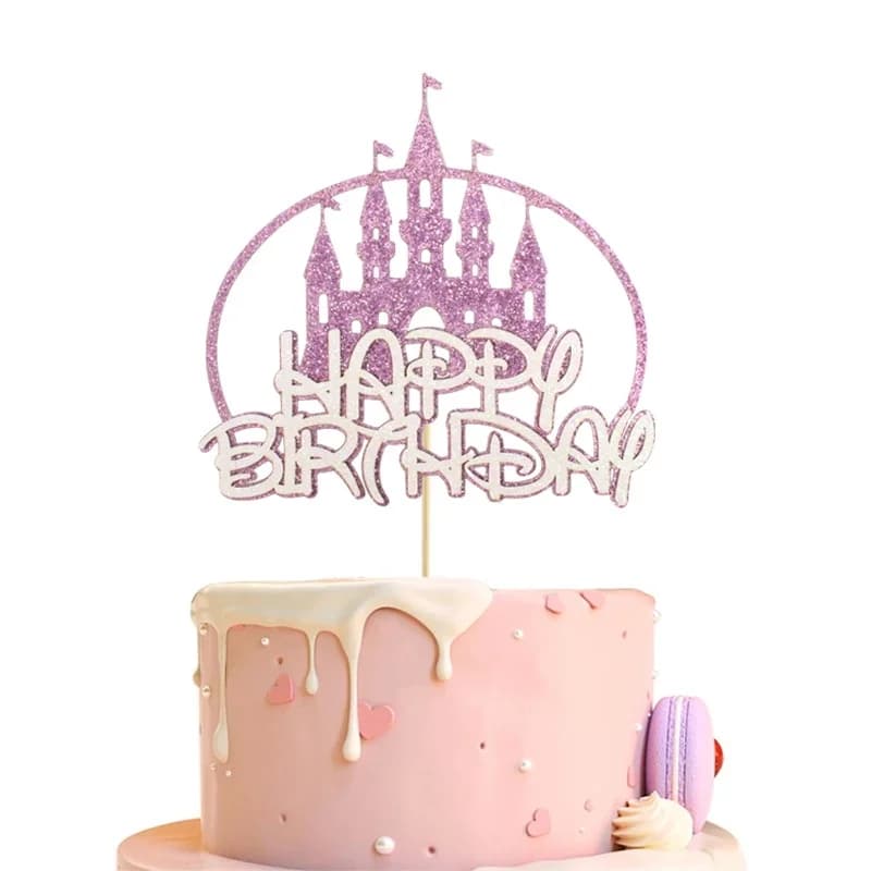 Décoration de gâteau de château