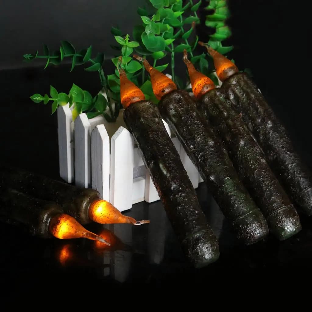Bougie conique LED sans flamme