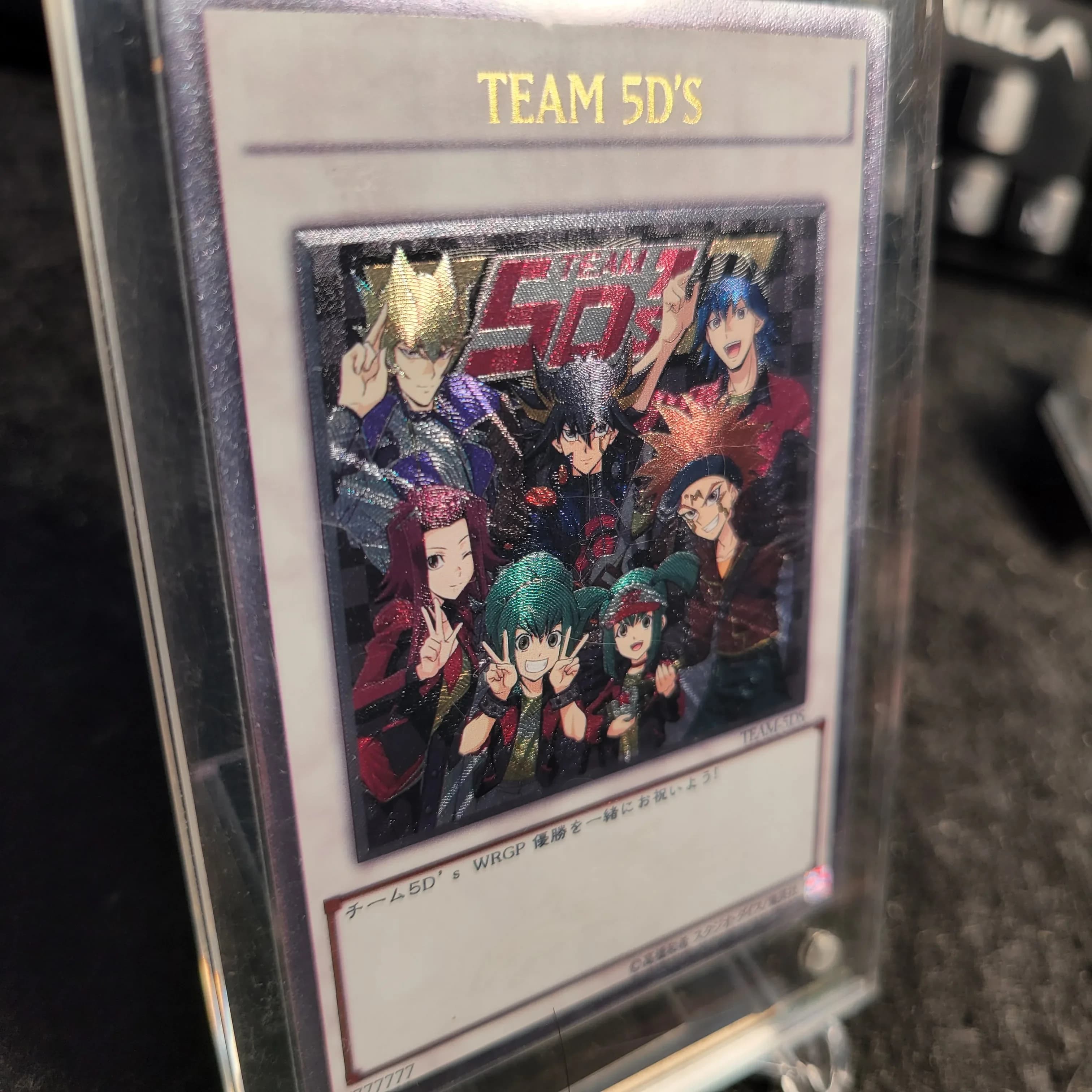 Yu-Gi-Oh UlOscar Rare TEAM-5DS/cadeau pour enfants de TEAM-5D jouets de carte de collection (non original)