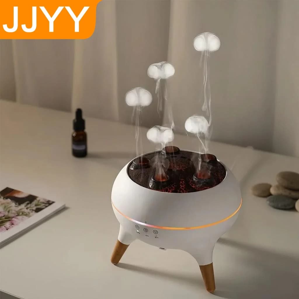 Humidificateur d'aromathérapie à ultrasons 28 dB, diffuseur de brume froide avec 7 lumières LED colorées et arrêt automatique pour la décoration de la maison