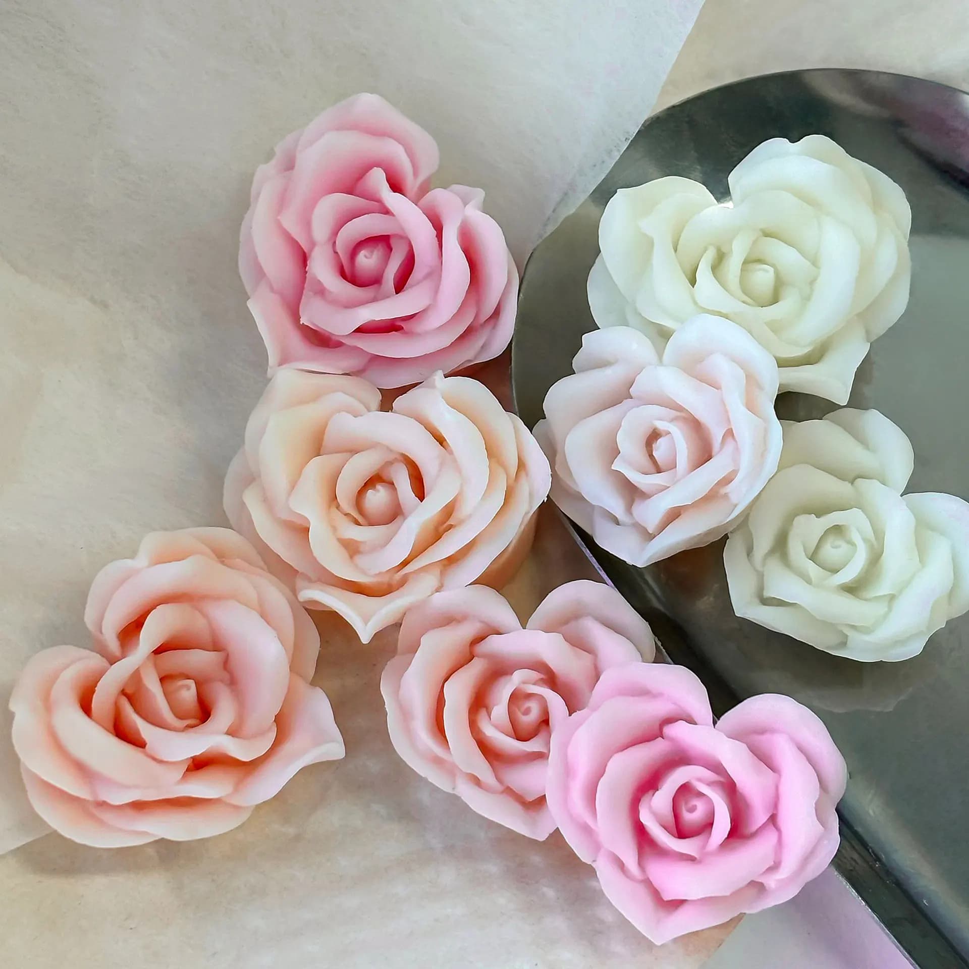 Moule à bougie parfumée Rose d'amour