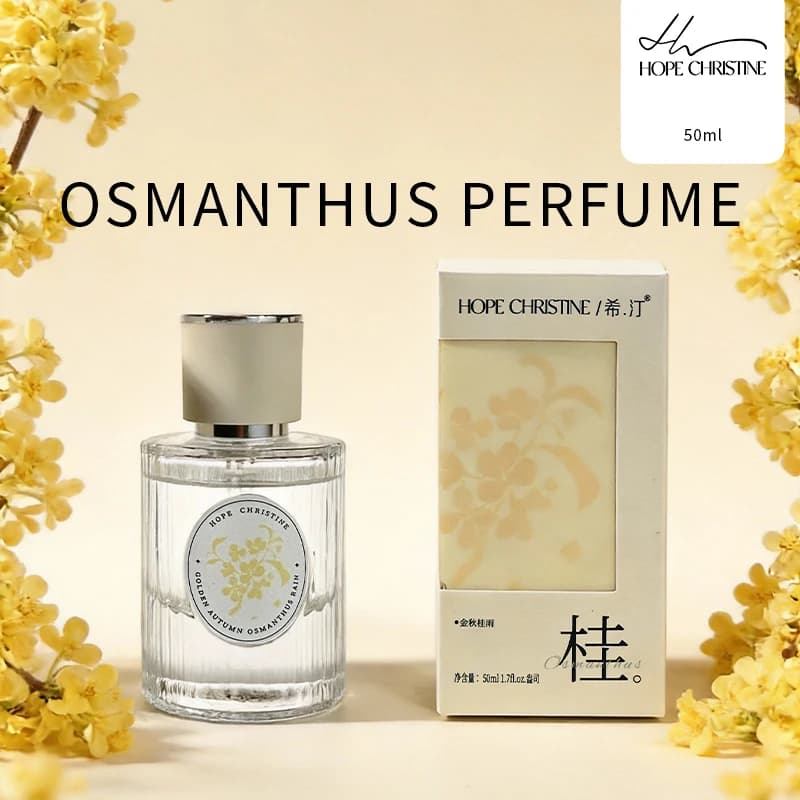 Parfum Osmanthus de la marque HOPE CHRISTINE pour femme, notes florales originales longue durée, 50ML, livraison gratuite