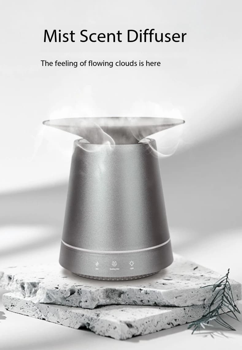 Diffuseur d'arômes portable Keri pour voiture, machine à brume aromathérapeutique, humidificateur ultrasonique, nébuliseur d'huiles essentielles, pour bureau