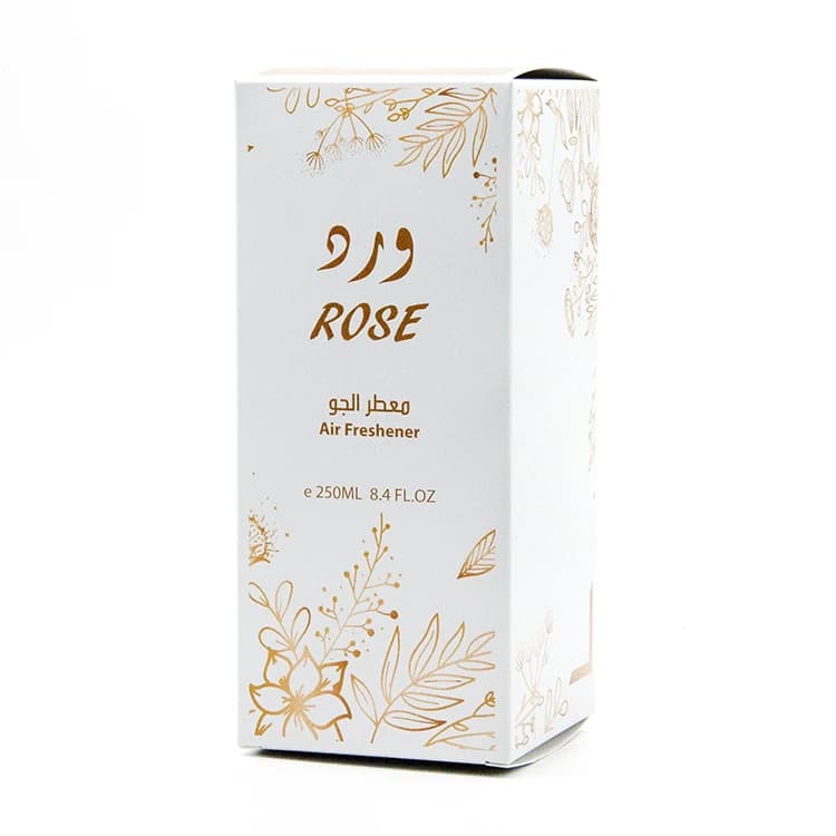 Petite boîte cosmétique en carton blanc, emballage de produit personnalisé, parfum