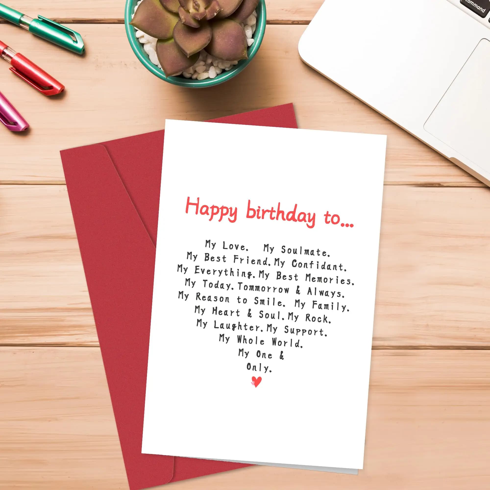 Carte d'anniversaire romantique pour mari et petit ami, cartes d'anniversaire drôles pour femme et petite amie, carte d'amour coquin pour hommes et femmes, Happy B