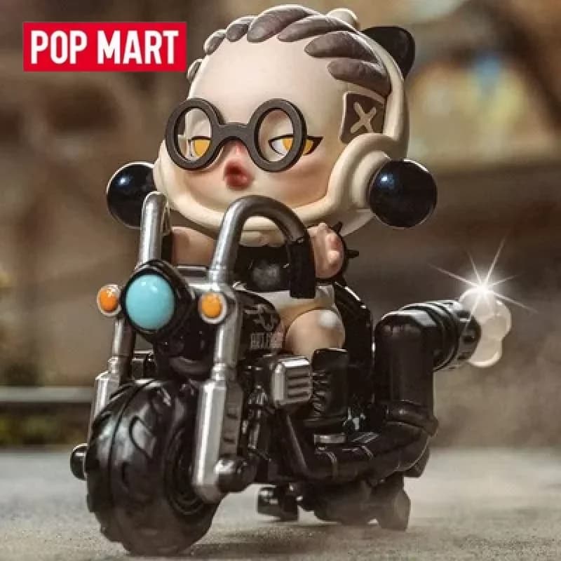 POP MART Skullpanda délavé demain série boîte aveugle jouets devinez sac boîte mystère mystère Caixa figurine Surpresa mignon Mod