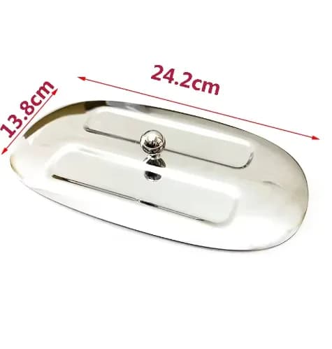 Pour grille-pain SMEG TSF01, accessoire avec couvercle en acier inoxydable