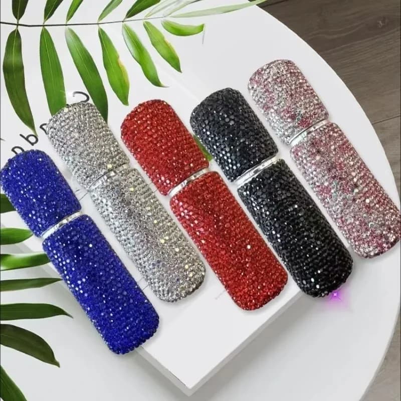 Mini vaporisateur de parfum en cristal, d'extraction de 10ml, pour tous les jours, à paillettes, cosmétique, conteneur, portable, blafcing