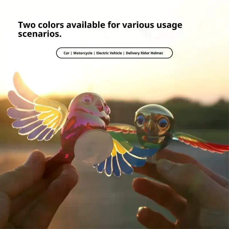 Jouet d'oiseau suspendu interactif, compagnon de voiture électrique à la mode, cadeau d'anniversaire pour enfants, accessoire de décoration de véhicule pour garçons et filles