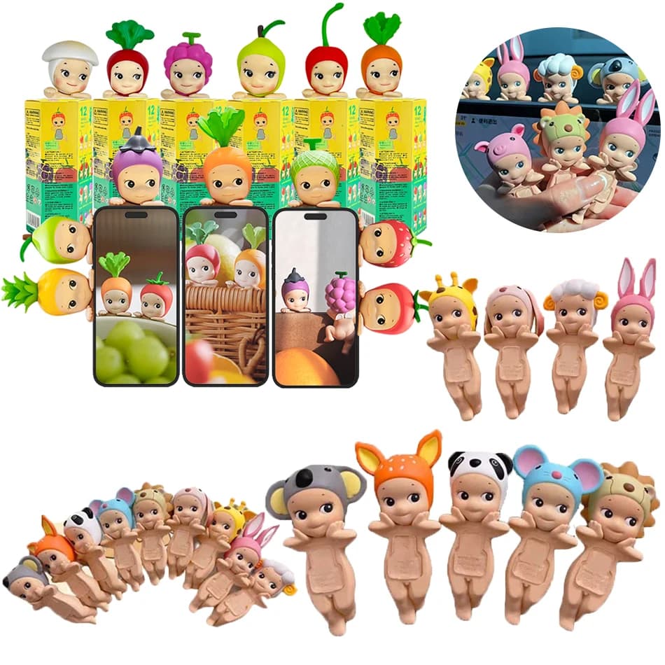 2026 Hot Fruit Animal Blind Box Mini Figure Party Series Blind Box Trendy Play Decoration Creative Kid Birthday Christmas Gifts