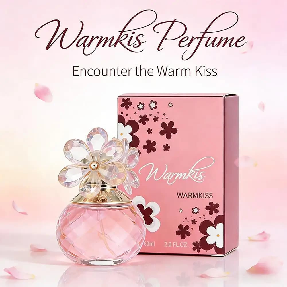 Parfum pour femme 60ml avec capuchon fleur en cristal