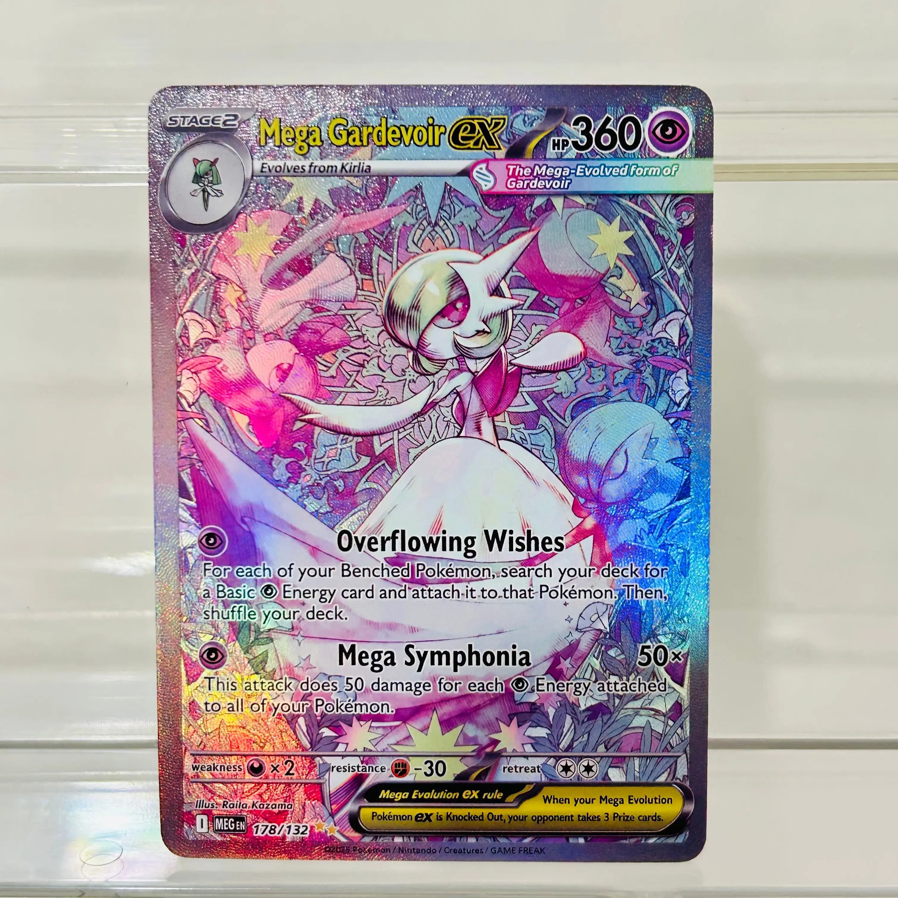 Carte Pokémon version anglaise Mega Lucario ex 179/132