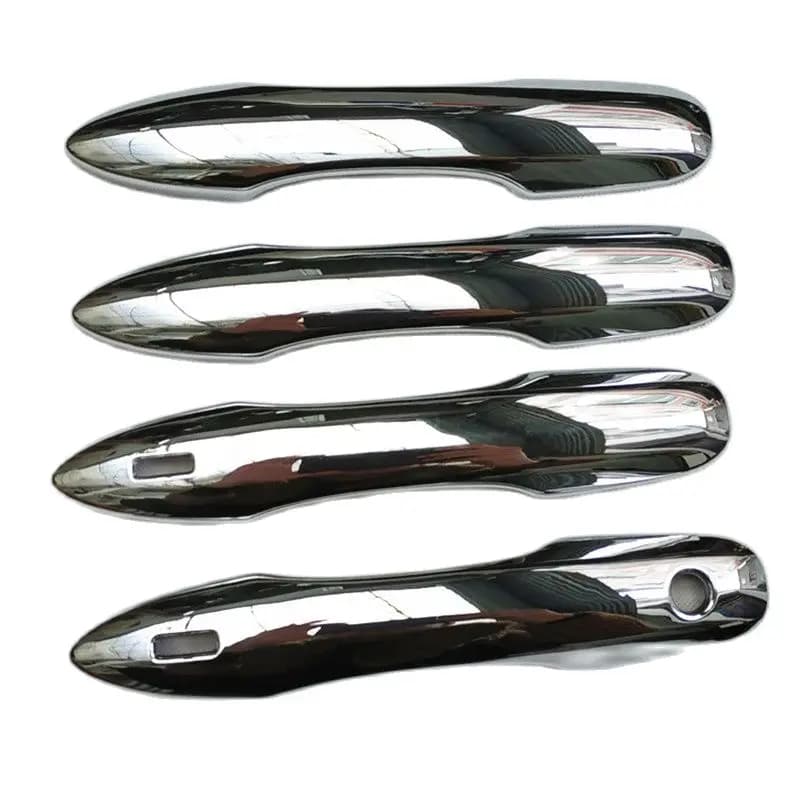 Accessoires pour Toyota Corolla Cross 2020 2021 2022 2023 2024 2025, couvre-poignée de porte, garniture en plastique chromé imitation fibre de carbone