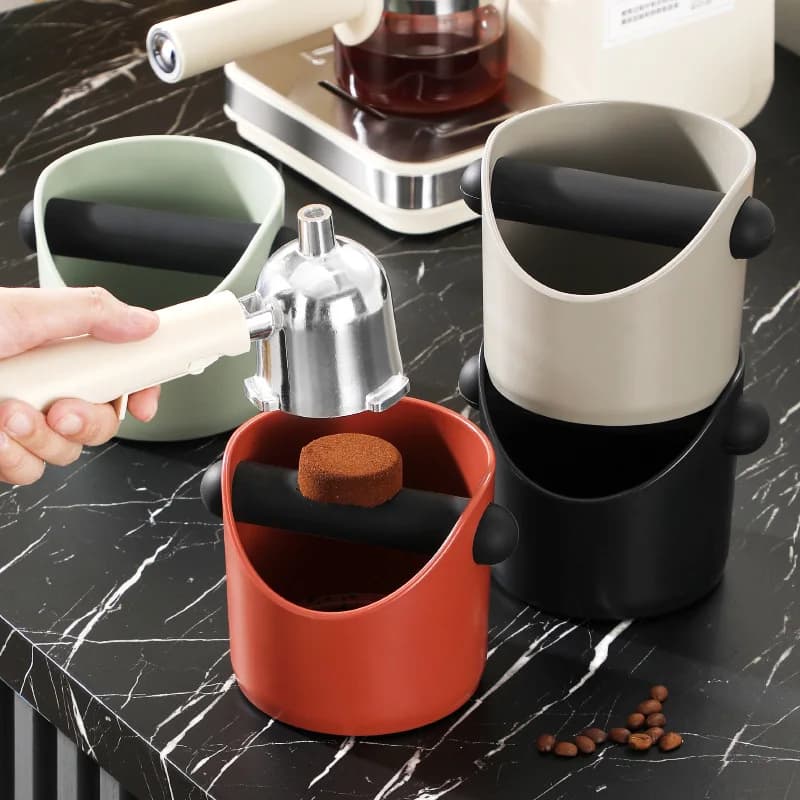 Boîte à expresso – Récipient pour marc de café Barista avec Base antidérapante, poubelle pour résidus de café, accessoires Barista