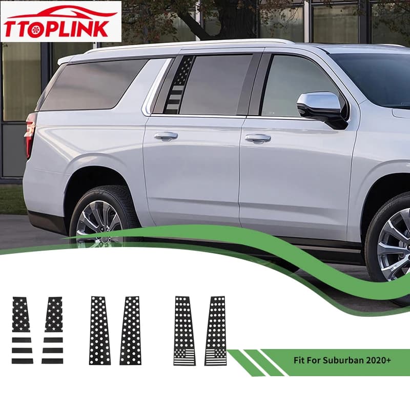 Autocollants extérieurs en PVC pour petites fenêtres arrière, couverture de décoration pour accessoires de voiture banlieue 2020 Up
