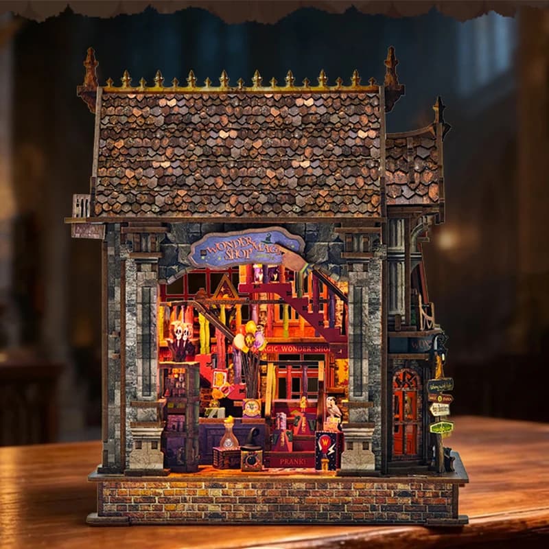 Kits de modèles miniatures en bois DIY