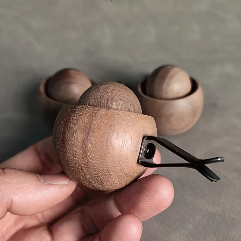 Diffuseur d'huiles essentielles pour voiture et maison - Fabriqué en bois, mini diffuseur de parfum naturel mignon, adapté à la chambre à coucher, au salon, à la salle de bain