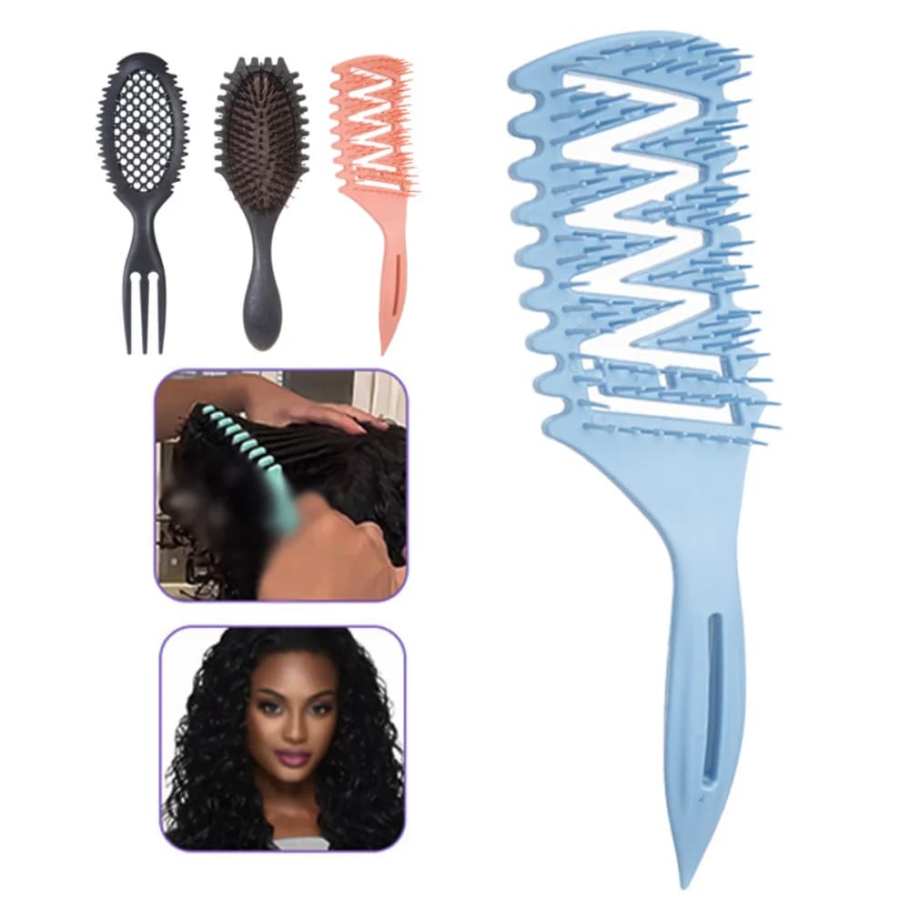Brosse à cheveux bouclés