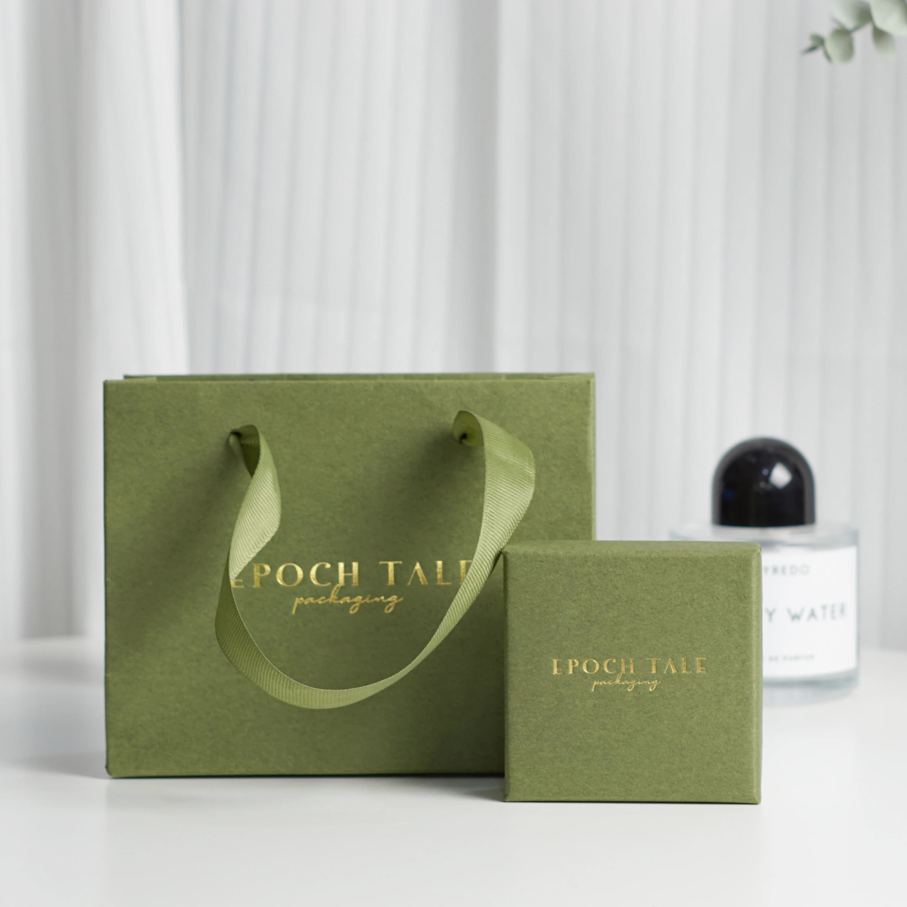 Boîte à bijoux avec logo personnalisé, boîtes chics et sacs en papier, support de sagesse, emballage de cadeaux de mariage pour les petites entreprises