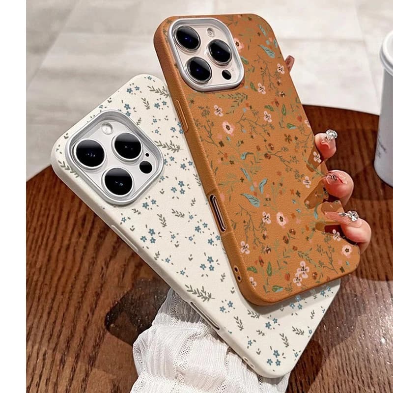 Coque de téléphone à motif de petite fleur Lichee, étui antichoc pour iPhone 17 16 Pro Max 15 14 13 12 11 XS X XR 7 8 Plus SE2 16E