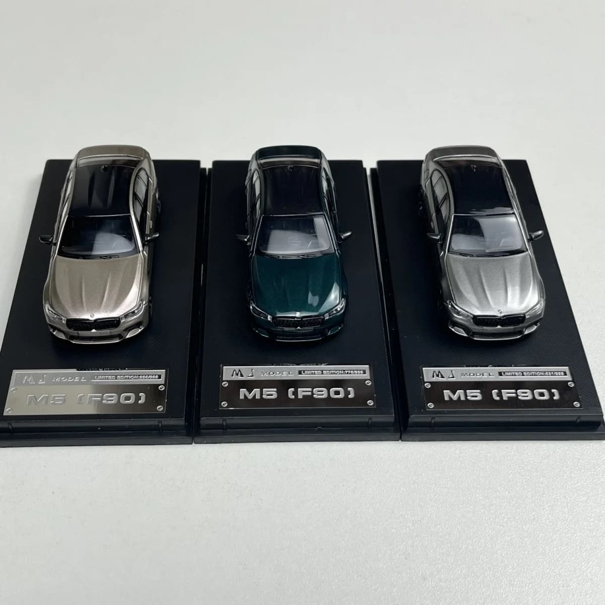 Modèle de voiture en alliage MJ 1:64 BMW M5 F90, collection, cadeau, ornement