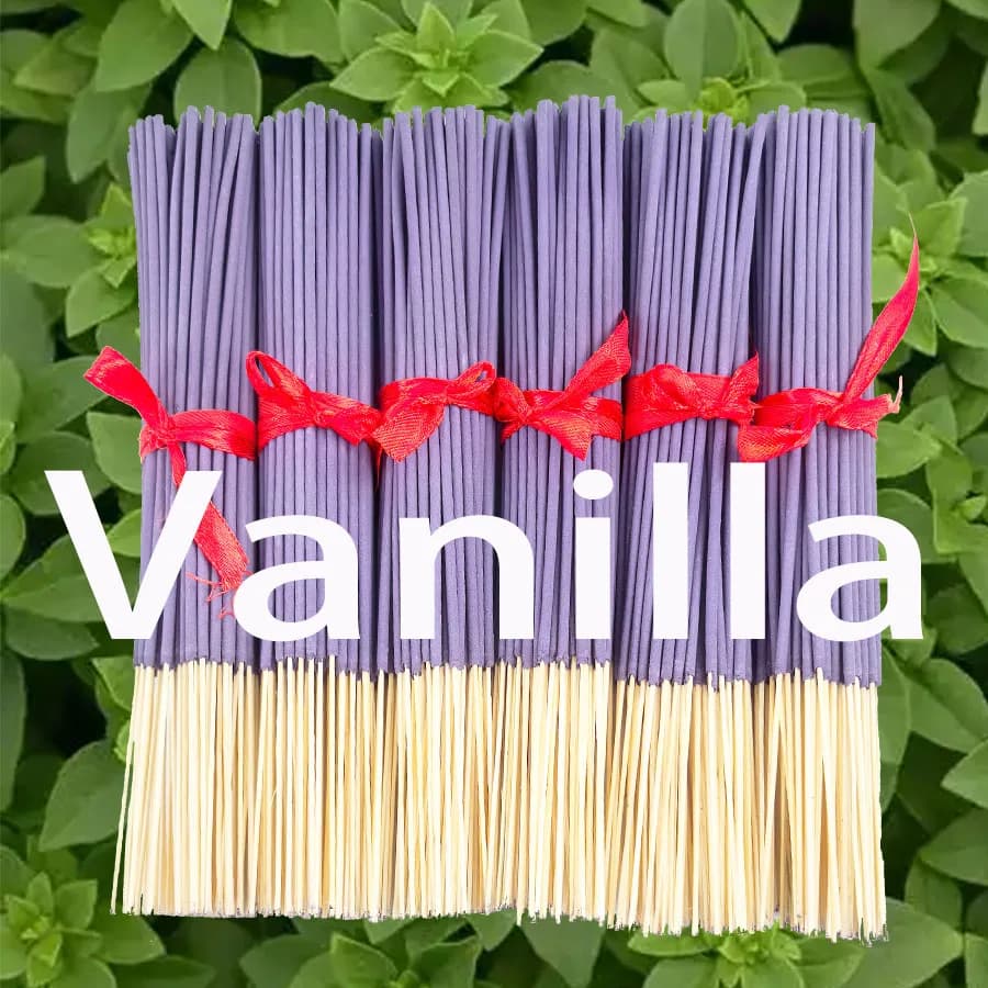 Bâton d'aromathérapie parfumé à la vanille avec une fragrance longue durée. Arôme naturel adapté au yoga, à la relaxation et à l'aide au sommeil