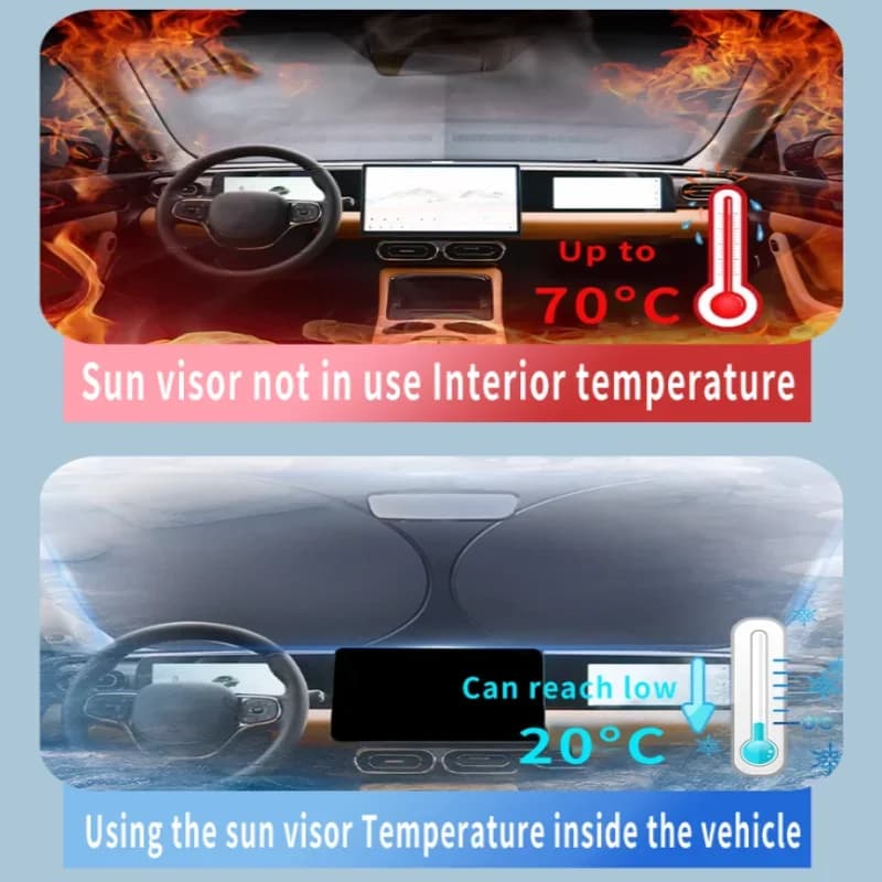 Pare-soleil de voiture pour DS 7 Crossback, pare-brise avant, pare-soleil, isolation thermique, refroidissement d'été, accessoires automobiles, 2017 ~ 2025, 2020