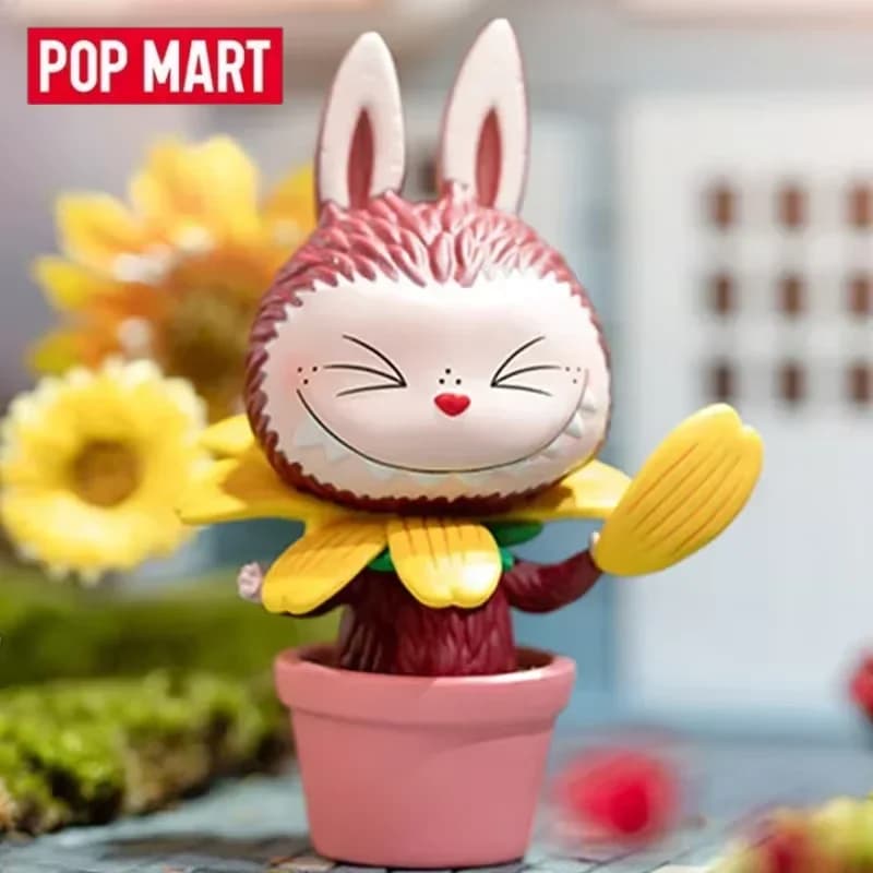 POP MART Labubu les monstres fleur elfes série boîte aveugle jouets devinez sac boîte mystère mystère Caixa figurine d'action modèle Surpresa