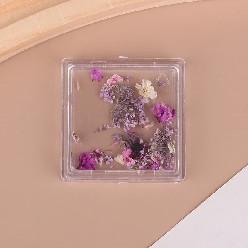 [GLOW] 1 boîte de décoration florale pour Nail Art, fleurs séchées 3D délicates, autocollants artistiques pour Nail Art, beauté pour accessoires de breloques.