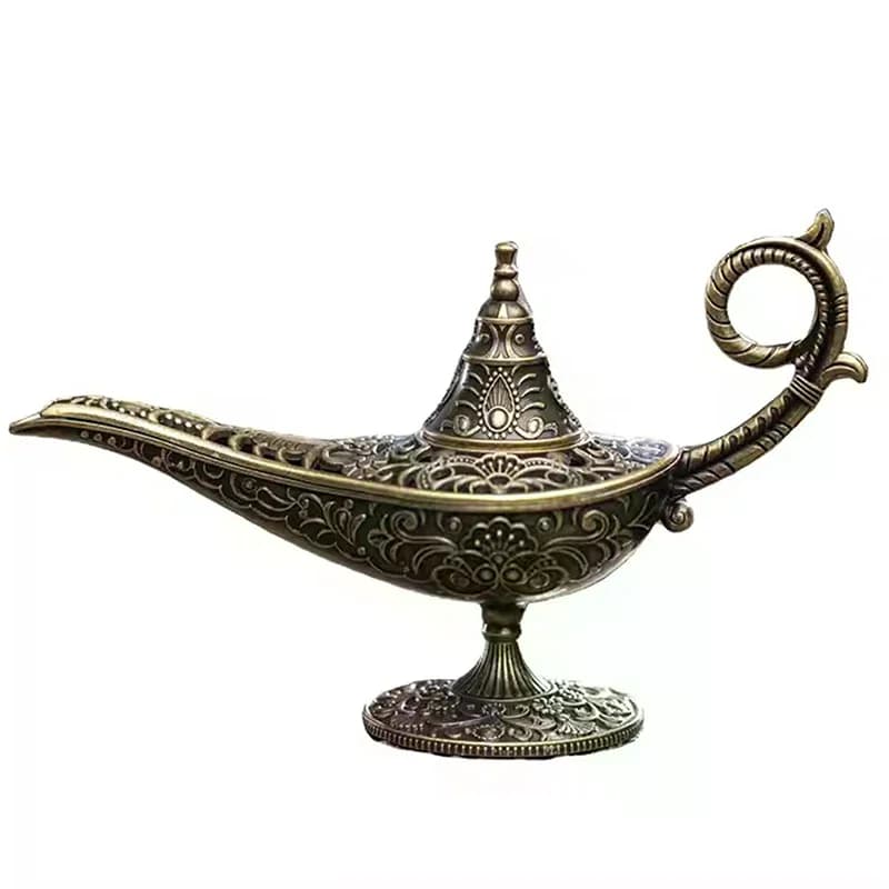 Brûleur d'encens en métal de lampe de Style Antique