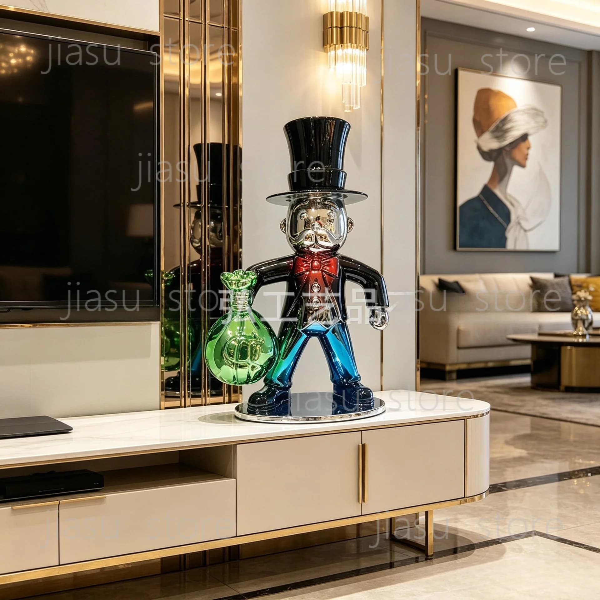 Statue tendance Mickey Monopoly