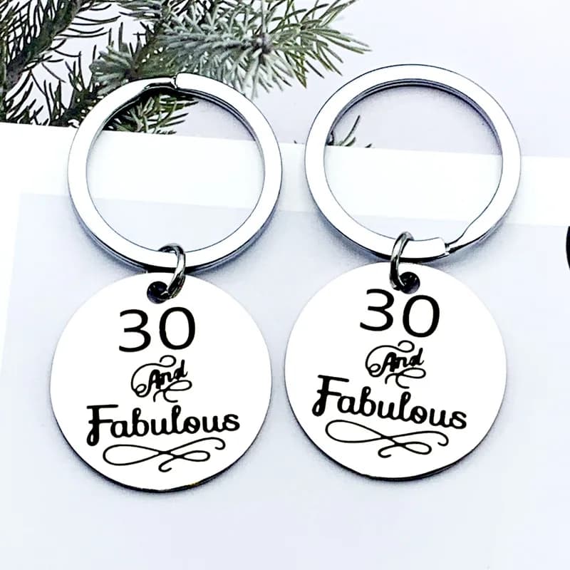 Porte-Clés en Acier Inoxydable pour Femme