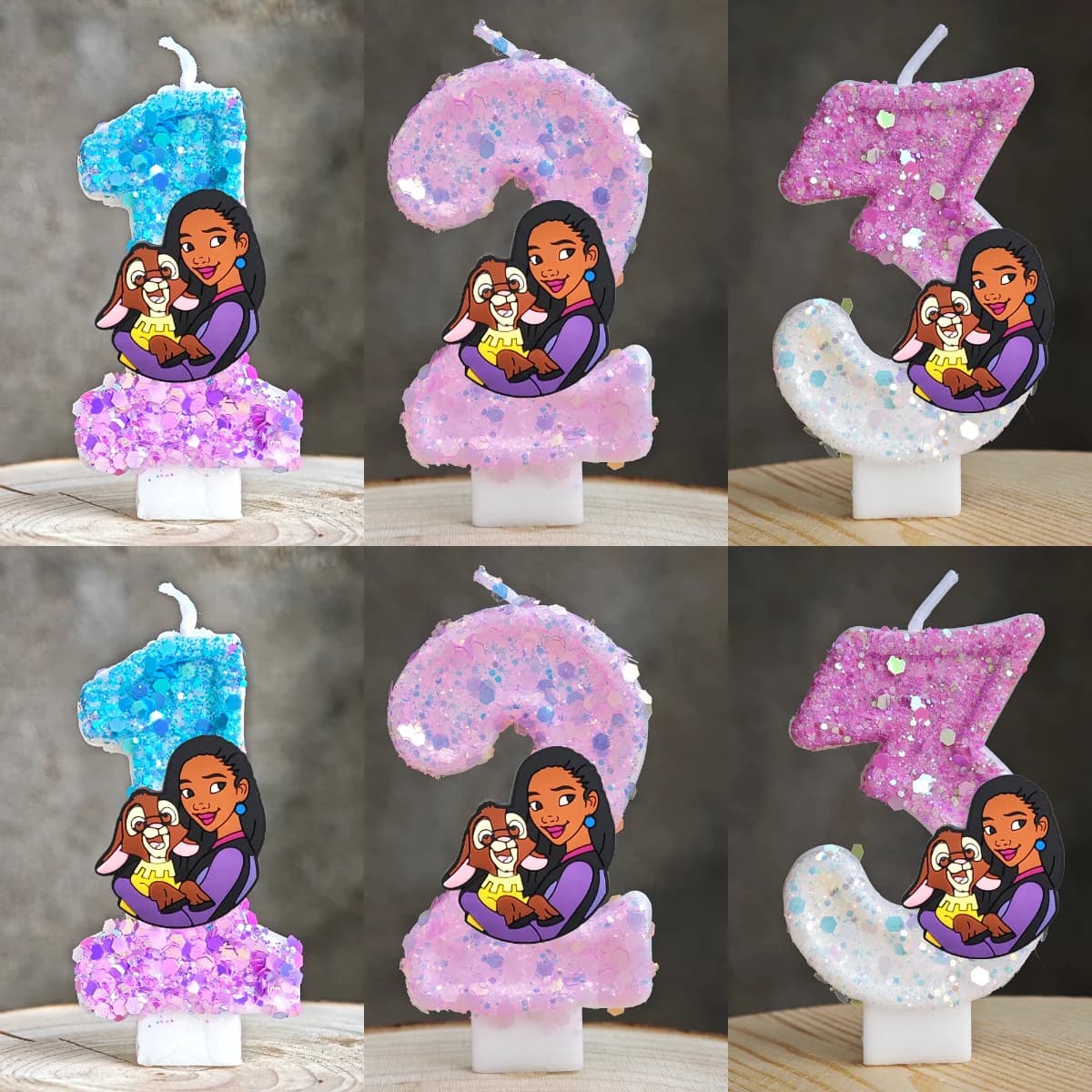 Wish Asha – bougie numéro 0-9