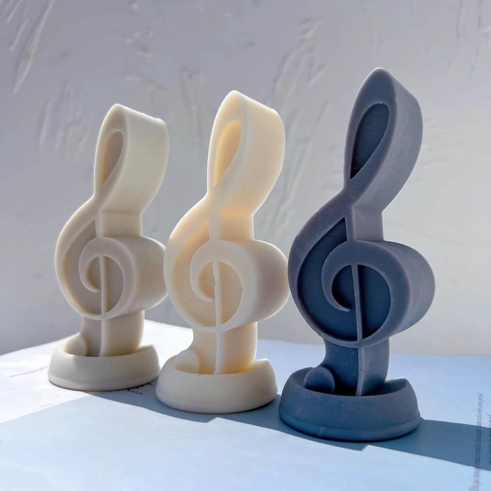 Moules à bougies en silicone pour la décoration intérieure, attention itude, moules uniques, minimiseur, soja, avertir