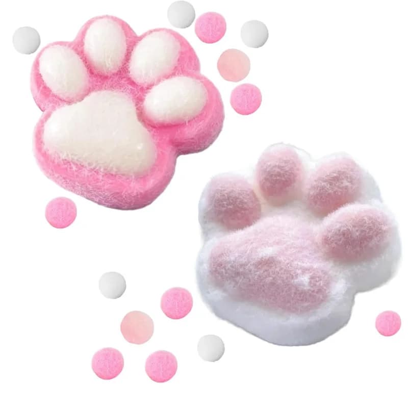 TABA – patte de chat Squishy mignonne, 12CM, faite à la main, grande taille, jouets à presser doux pour l'anxiété, tdah, soulagement du Stress, cadeaux pour enfants et adultes