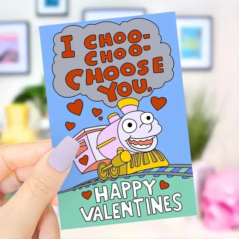 Carte de saint-valentin mignonne