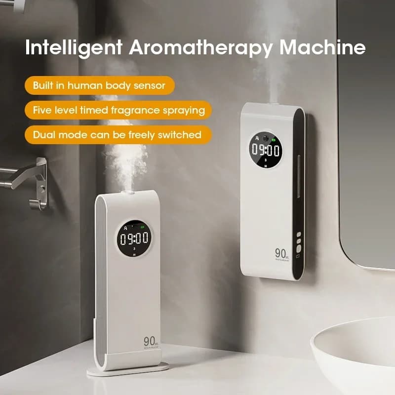 Mini diffuseur d'aromathérapie multifonctionnel USB, désodorisant intelligent d'huile essentielle pour la maison et le bureau, mural pour salle de bain de voiture