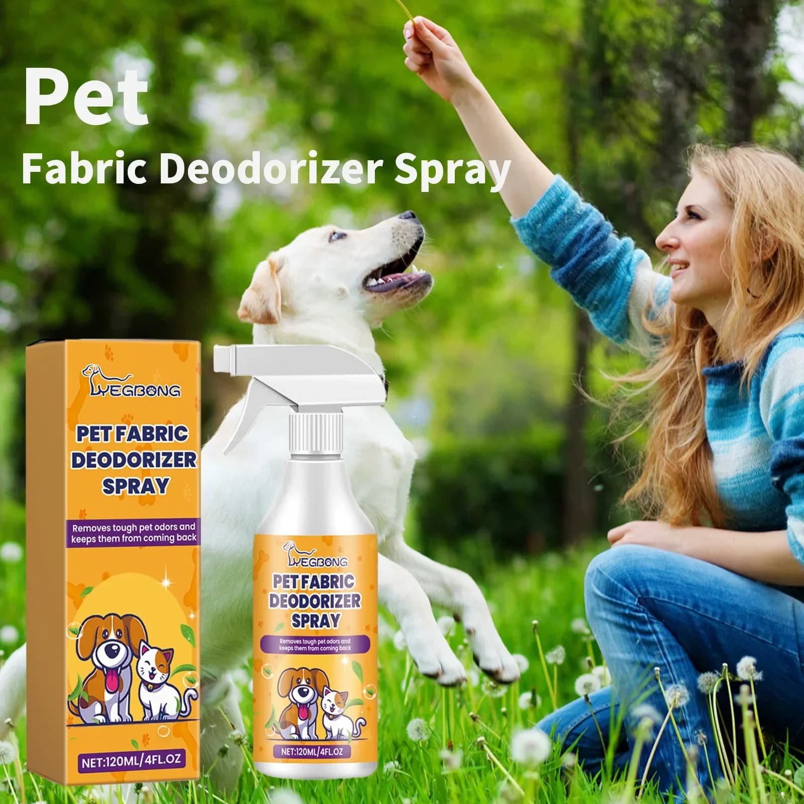 Nettoyeur d'odeur pour animaux de compagnie