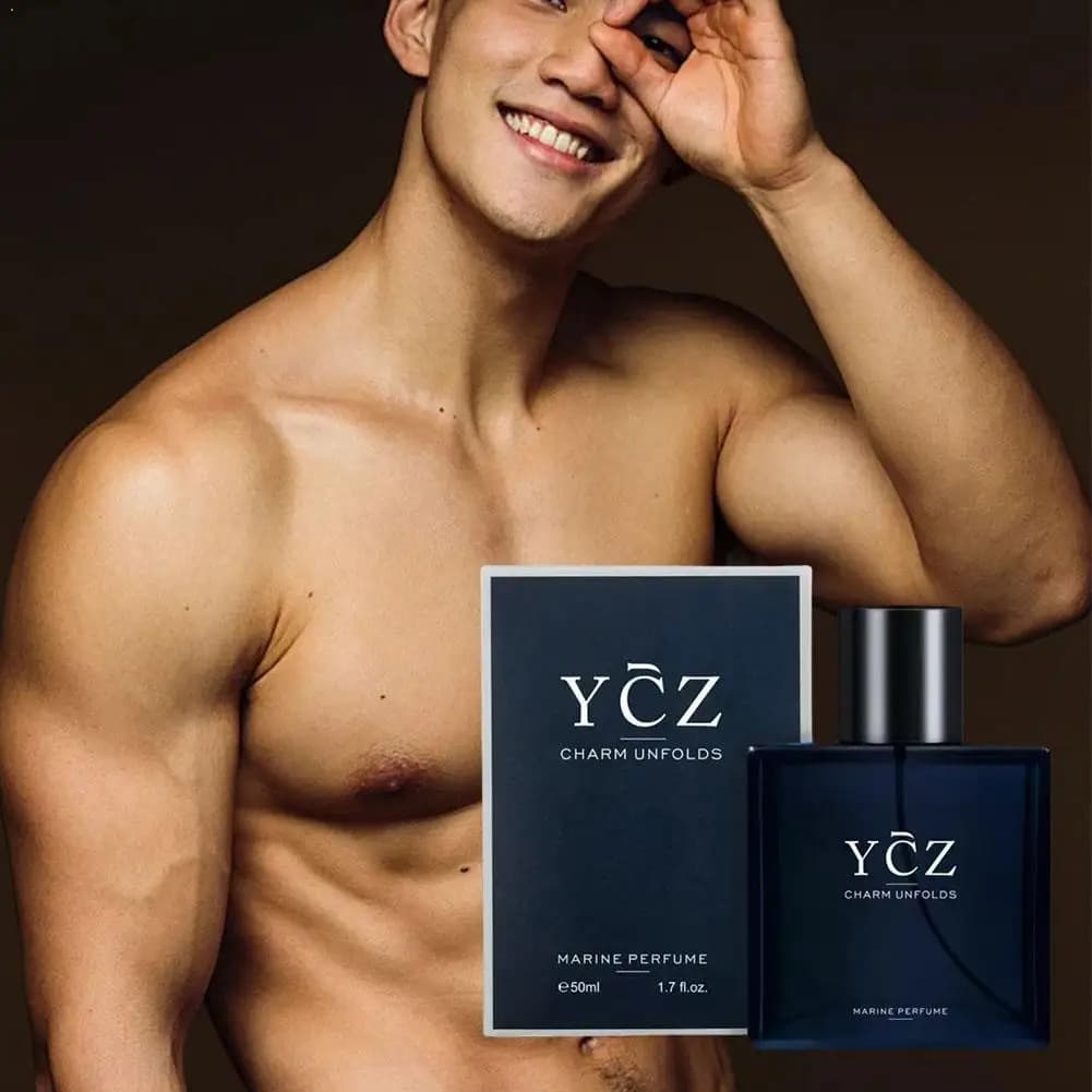 YCZ Blue Parfum pour homme Cologne senteur boisée senteur boisée marine senteur fruitée légère Romance Cadeau pour gentleman