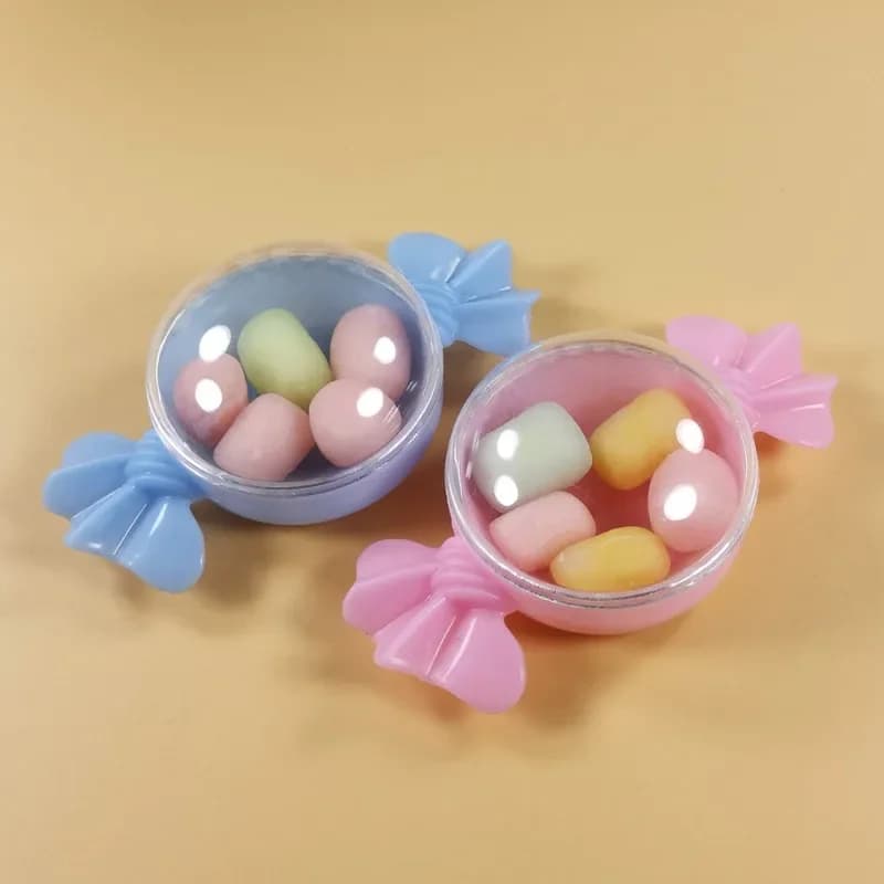 Boîte à Bonbons Ronde Créative de Mariage, Convenable aux Anniversaires et aux Fêtes d'Enfants, Nouvelle Collection, 12 Pièces, 90mm x 48mm x 32mm