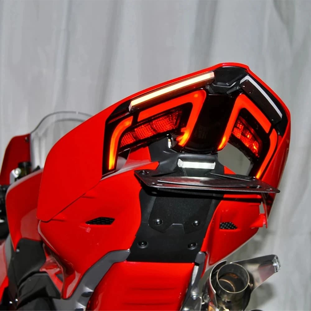 Panigale V4 queue bien rangée pour DUCATI Panigale/Streetfighter V4/S V2 2025 éliminateur de garde-boue support de plaque d'immatriculation Plug and Play