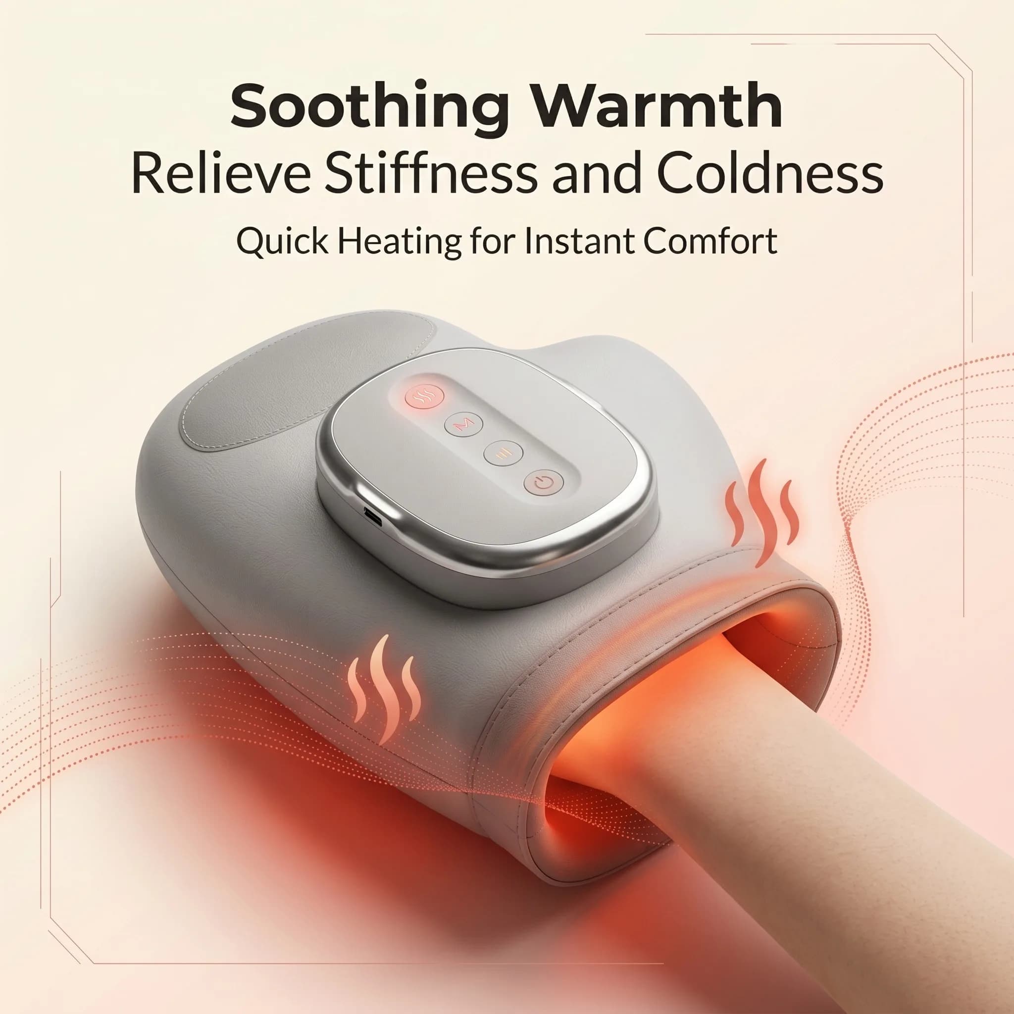 Masseur pour les mains avec compression par airbag, machine de massage des doigts, du poignet et de la paume, gant vibrant pour la relaxation des muscles des mains, cadeau pour hommes et femmes