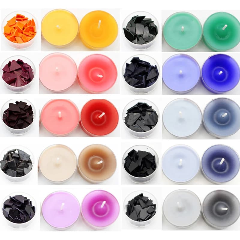 Pigment de embaude bougie bricolage, ciaprès les couleurs de soja Turnant, bougie parfumée Regina, fournitures exécutives, avertissement, 34 couleurs