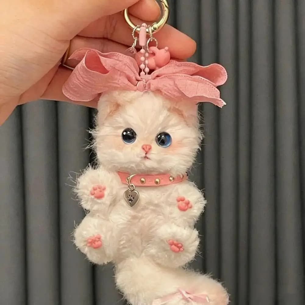 Kit de porte-clés chaton mignon