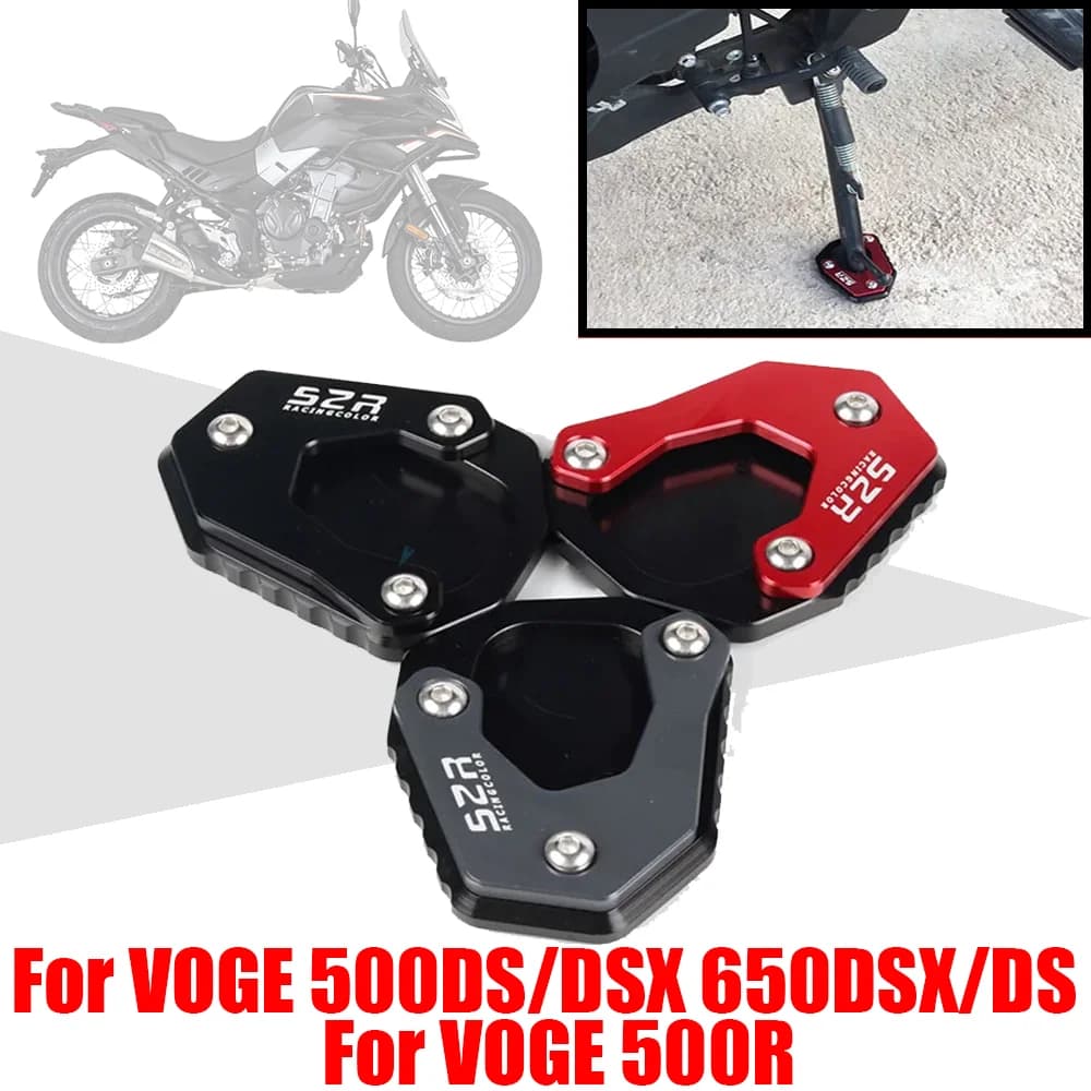 Pour VOGE 500DS 500DSX 650DS 650DSX 650 DSX 500 DSX DS 500R 500 R accessoires béquille béquille latérale rallonge agrandisseur Support