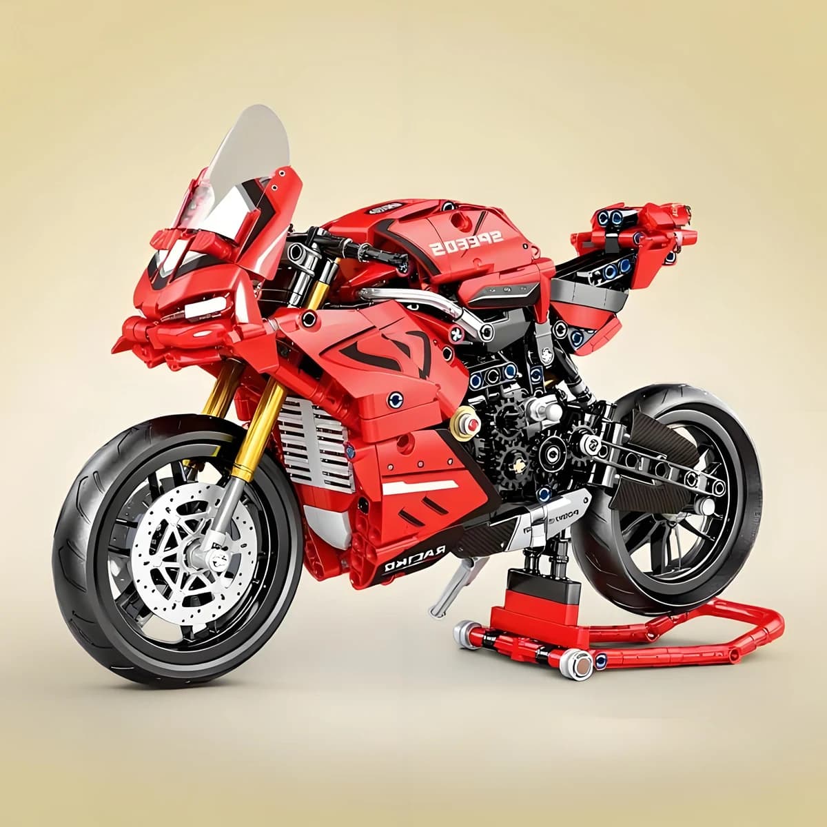 Cadeau de fête, moto technique, moto de course, voiture de sport CITY, modèle de voiture rapide, cadeau d'anniversaire