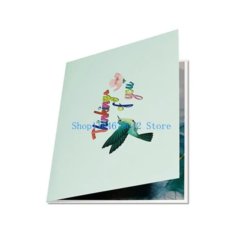 5asd Cartes vœux « Thinking of You » avec mots inspirants Carte d'encouragement pop-up Carte rétablissement Carte