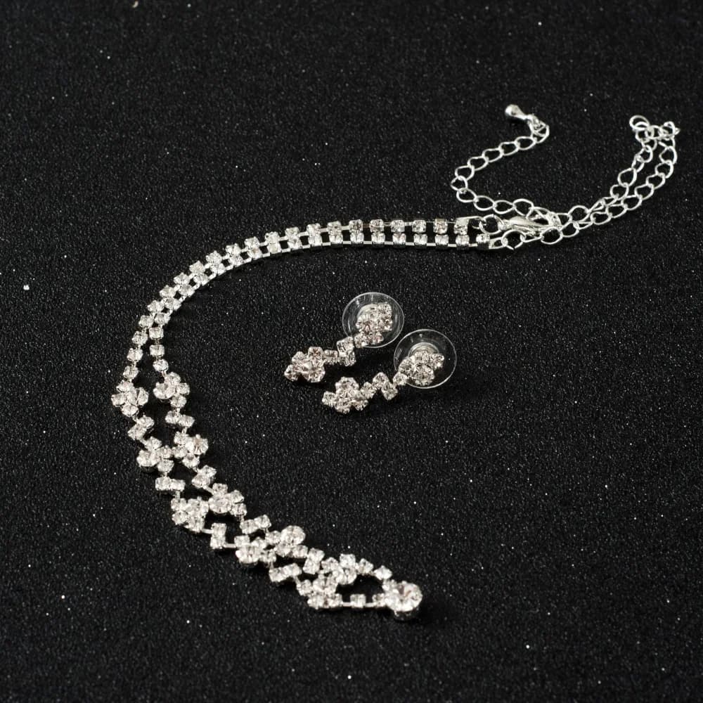 Accessoires de photographie et de maquillage pour Studio de mariage, boucles d'oreilles en chaîne, ensemble de deux pièces